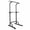 Black + Steel, variant on Adjustable Power Tower Dip Station with Detachable Foldable Workout Bench, Heavy-Duty Multi-Function Home Gym Pull-Up Equipment Supports 330 LBS
