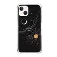 thumbnail image 1 of Celestial Sun Moon and Stars Case Compatible with iPhone 13,Aesthetic Art Design TPU Bumper Bumper Cover Case, 1 of 6