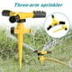 thumbnail image 1 of pstuiky Aspersor de jardín giratorio de 360° con impulsos, sistema de riego para prados y césped, manguera de agua, aspersor para riego de jardines., 1 of 7
