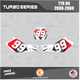 thumbnail image 4 of Kalair GFX Graphics Kit for Yamaha TTR90 (2000-2008) Turbo Series, 4 of 5
