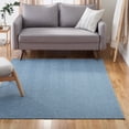 thumbnail image 2 of TOWN & COUNTRY BASICS Pax Herringbone Textured Solid Everwash® Washable Area Rug, Low Pile, Non-Slip Backing, Easy Clean Pet & Family Friendly Rug, Blue, 7'10"x10'2", 2 of 14
