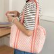 thumbnail image 2 of Bolsa de pañales de algodón, de mamá suave para mujer, regalos de mamá con estampado de dibujos animados (rosa) Ehuebsd Para Estrenar, 2 of 8