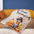thumbnail image 4 of Happy Thanksgiving Sphynx Welcome Thankful Fall Autumn Pumpkin Cozy Fleece Blanket Cat Lover Kitten Owner Gifts Idea Warm Soft Throw Blanket - 02021, 4 of 5