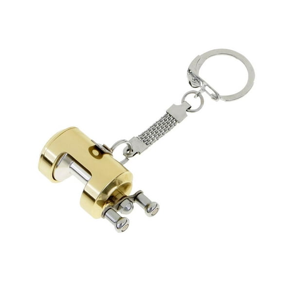 Portable Casting Fishing Trolling Reel Miniature Novelty Fishing Tools,  Keychain