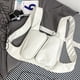 thumbnail image 1 of Bolsa De Pecho Molle Bolsas de chaleco informales para hombres, bolsa de pecho masculina portátil de PU para viajes de senderismo (blanco L) Sywqhk Para Estrenar, 1 of 5