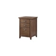 thumbnail image 1 of Farmouse Three Drawer Wood File Cabinet Office Storage Brown, 1 of 10