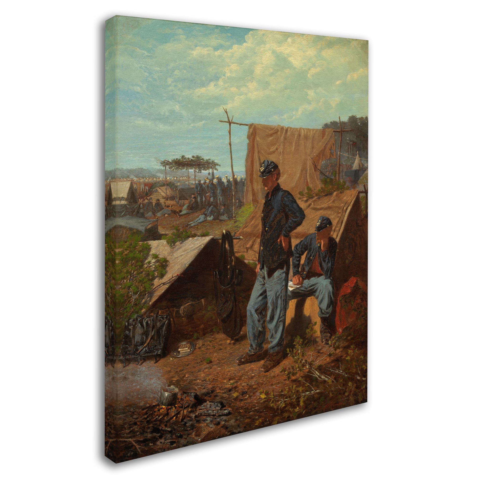 Trademark Fine Art 'Home Sweet Home' Canvas Art by Homer