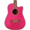 Daisy Rock Wildwood Short Scale Acoustic Guitar Atomic Pink