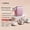 Purple, variant on 2026 High-end Ultra Compact Pocket Mini Massage Gun, Deep Tissue Percussion Massager,4 Replaceable Massage Heads, USB-C rechargeable portable device for Athletes Office Workers
