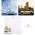 thumbnail image 3 of Connector 400Pcs Motorcycle Connector Plastic Male Female Electrical Terminal Gold Silver 3.9mm, 3 of 8