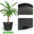 thumbnail image 4 of OTTULUR Heavy Duty Premium Black Plastic Nursery Plant Container Garden Pot 5Pcs 10gal, 4 of 12
