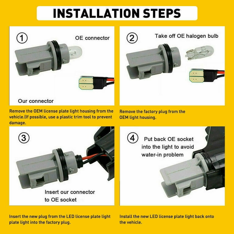 GTINTHEBOX White LED Front Bumper Side Marker Light For 2003-2006 Benz W211 E-Class, Smoked - Foto 8