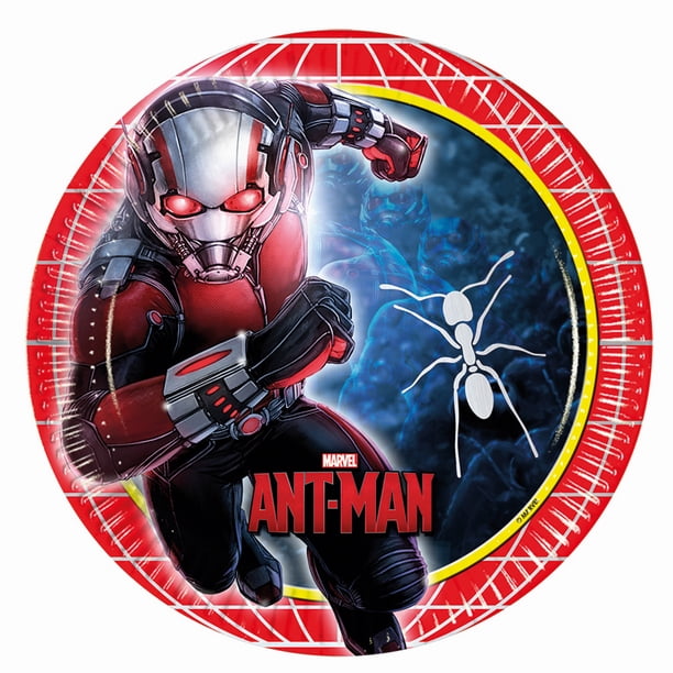 Ant-Man - Platos para Fiesta de Papel - Pack de 8 (Multicolor)