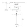 thumbnail image 4 of Gatco 1546 Countertop S-Style Hand Towel Holder, Chrome, 4 of 4