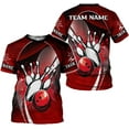 thumbnail image 3 of Personalized Name Bowling Shirts for Men and Women 3D, Bowling Shirts for Team Bowling, Bowling Shirts Gift 4 (Purple, 2XL), 3 of 10