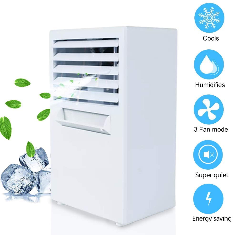 portable air conditioner fan mini evaporative air circulator cooler humidifier