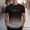 Gray, variant on Wavsuf Plain T Shirts Men Short Tees Sleeve Elasticity Fashionable Tight Round Neck Undershirt T Shirt Purple Size M