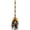 Gold, variant on Orangide Halloween Witch Broom Decoration 35 in Mesh Flying Broomstick with Red Bow Wall Hanging for Party Indoor Outdoor Yard Porch Decor