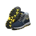 thumbnail image 5 of GENILU Men Comfort Anti-smash Work Shoes Heavy Duty Working Steel Toe Safety Boot Plush Lining Blue 8, 5 of 9