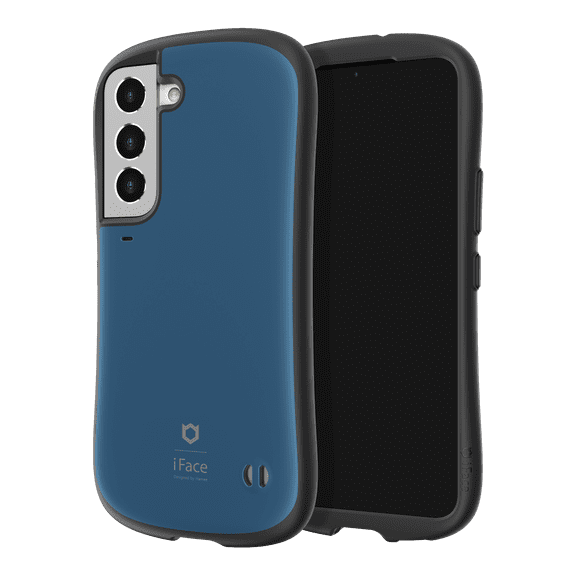 iFace First Class Galaxy S22 Cute Shockproof Dual Layer Hard Shell Bumper Protection Drop Tested Ergonomic Design Phone Case for Girls and Women - Coral Blue