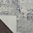 thumbnail image 5 of Nourison Rustic Textures Abstract Ivory/Blue 2'2" x 7'6" Area Rug, (2x8), 5 of 7