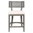 thumbnail image 3 of FOA Averill Wood Counter Height Chair in Gray Set of 4, 3 of 9