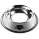 thumbnail image 4 of Cat and Kitten Pet Bowl Set - Stainless Steel Feeding Bowl with Non-Slip Base - Easy to Clean Food and Water Tray - 3 Piece Set, 4 of 4