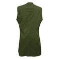 thumbnail image 6 of Short Sets for Women Sleeveless V Neck Long Cardigan Vest and Shorts 2 Piece Matching Set Business Casual Work Sets, 6 of 7