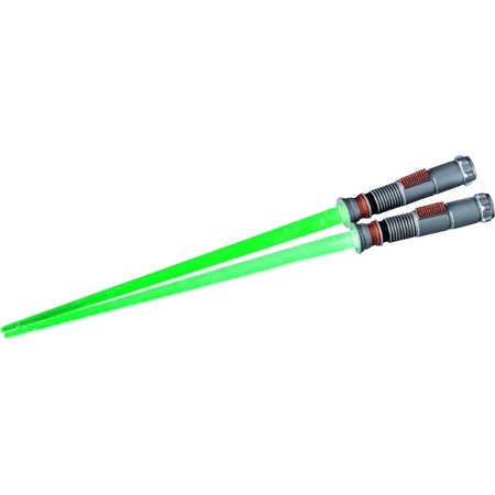 

Star Wars Luke Skywalker Light Up Green Lightsaber Chopsticks
