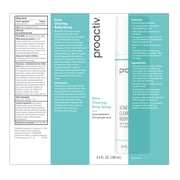 Proactiv Acne Clearing Salicylic Acid Body Spray, Multi-directional Mist for Back, Chest, Shoulders After Gym or Sweat, Formulated for Acne-prone Skin, Non-comedogenic Formula, 3.4 Fl Oz