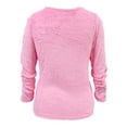 thumbnail image 4 of Sweaters For Women Fuzzy Cowl Neck Long Sleeve Fashionable Loose Pullover Sweater L Womens Sweaters, 4 of 6
