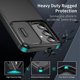 thumbnail image 2 of For Samsung Galaxy S24 FE Case PC + TPU Shell with Slide Camera Phone Cover - Black, 2 of 5