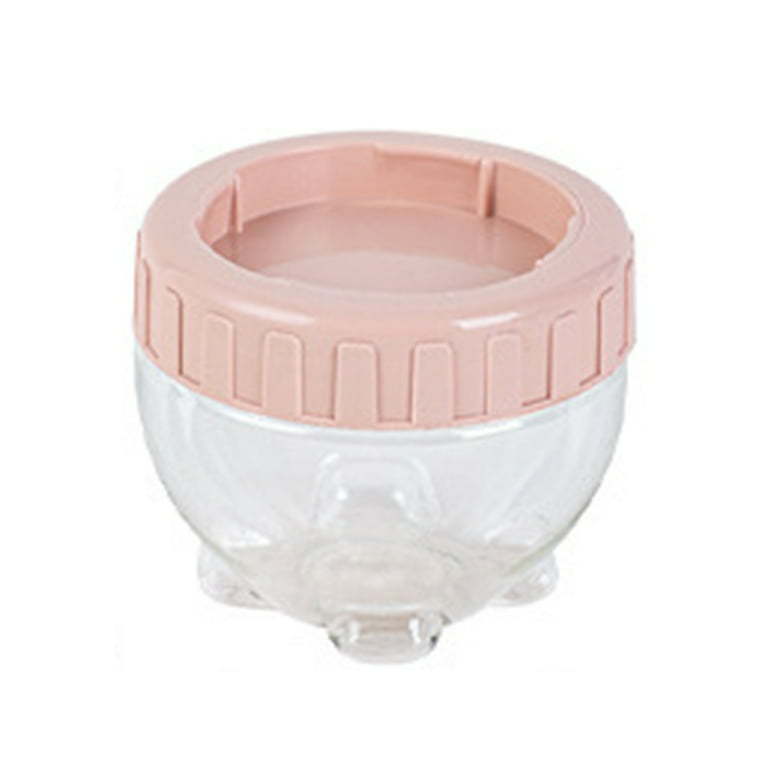 Frogued Storage Jars BPA Free Anti-slip Plastic Air Tight Pantry Canisters  for Kitchen (Pink,S)