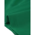 thumbnail image 5 of DARING DIVA Elegant Boat Neck 3/4 Sleeves Midi Split Sheath Dress L Green, 5 of 6