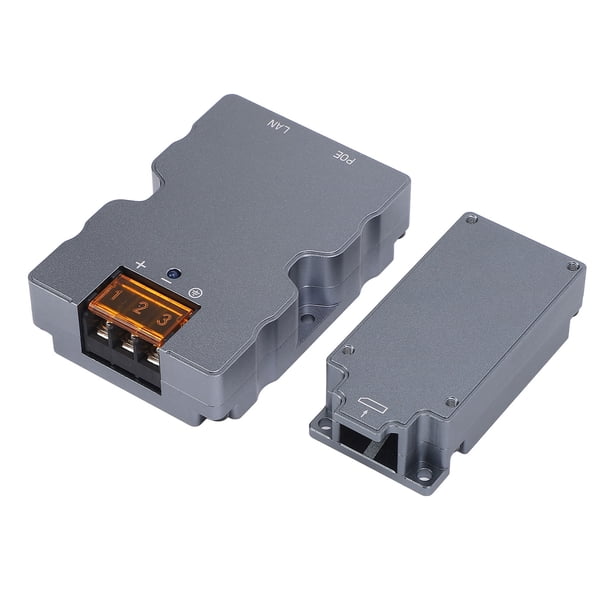 Juego De Inyector PoE Gigabit, Protector Contra Sobretensión Resistente, Kit De Adaptador PoE Ethernet Multifuncional Seguro, Blindaje ESD, Conectividad De Alta Velocidad Para