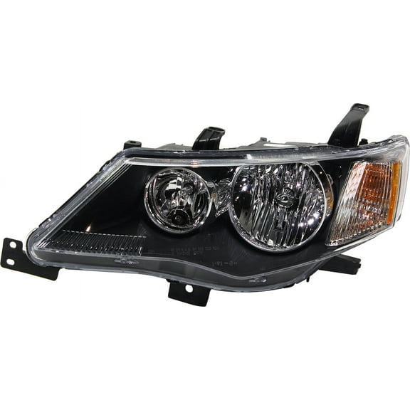 Headlight Compatible With 2007-2009 Mitsubishi Outlander Left Driver Halogen With bulb(s)