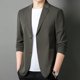 thumbnail image 5 of Traje de alta gama nuevo de primavera sin costuras para ocio para hombres jóvenes y de mediana edad estilo coreano ajustado sin planchado pequeño, 5 of 5