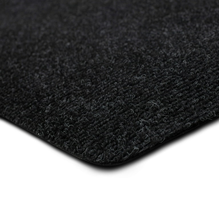 Mohawk Home Wide Wale Indoor/Outdoor Polyester Utility Mat, Coal