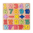 thumbnail image 2 of Kiddiway Wooden Puzzle for Toddlers - Number and Letter Shape Sorter with Pegged Board, Preschool Educational Learning Toy,B, 2 of 4
