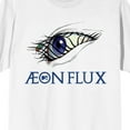 thumbnail image 2 of Aeon Flux Eye Key Art Crew Neck Short Sleeve Women's White T-shirt-Medium, 2 of 7