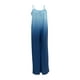 thumbnail image 5 of VISgogo Mono para mujer, tirantes finos, color degradado, pantalones largos sueltos de pierna ancha para fiesta informal VISgogo  moda, 5 of 7