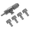 thumbnail image 1 of IFANLANDOR Air Compressor Quick Connect Adapter Set Featuring Silver Metal for Artists Craft Making, 1 of 8