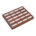 thumbnail image 5 of Jewelry Tray 20 Soft Slots Rings Display Stand for Rings Earrings Countertop white, 5 of 8