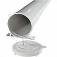 thumbnail image 2 of Valterra Sewer Hose Storage Carrier A04-0151 EZ Hose; Fixed; Round Tube; Round Hatch; 46 Inch Length; White; Plastic; With Mounting Brackets/Interlocking Cap With Strap; Boxed, 2 of 3