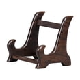 thumbnail image 4 of lingqin Easel Plate Display Stand Photo Holder Stand Versatile Artwork Wood Storage Rack Ebony Wood, 4 of 9