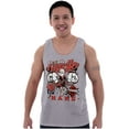 thumbnail image 3 of Popeye Hustle Hard Strong Finish Tank Top Sleeveless Tee Men Brisco Brands S, 3 of 6