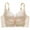 Beige, variant on Seamless Underwear for Womens Adjustable Straps Floral Printed Everyday Smoothing Bras with Bow Knot