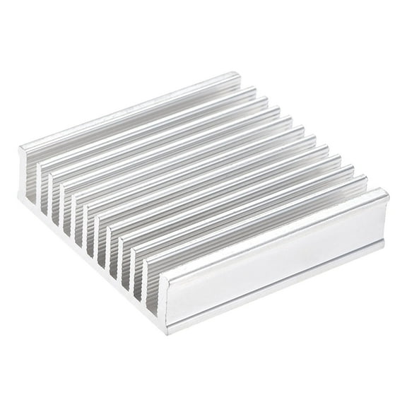 Electronics Cooler Heatsink for MOS GPU IC Chip Silver 50 x 50 x 13 mm