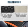 thumbnail image 3 of Car Center Console Cover, Universal Leather Waterproof Armrest Seat Box Cover Protector, Comfortable Car Decor Accessories Fit for Most Cars, Vehicles, SUVs-Orange, 3 of 7