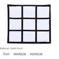 thumbnail image 5 of Funda de almohada en blanco de la serie Nine Grid, funda de almohada de felpa corta, funda de almohada de sofá de sublimación, 5 of 5
